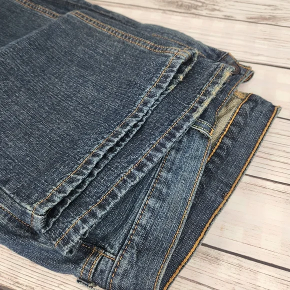 Levi's Relaxed Straight Fit Men's Big & Tall Jeans Size 44x34 Non Stretch - Picture 7 of 8